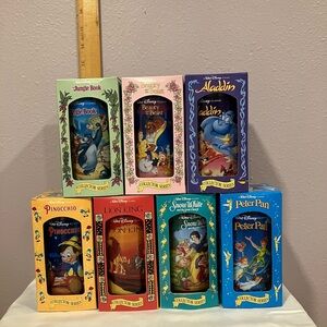 Disney Collector Series Toy Set - Blue, Pink, Yellow